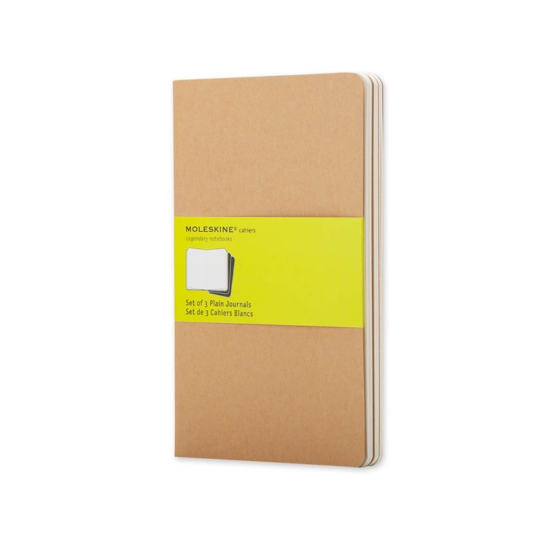 Buy MOLESKINE Cahier Large Soft Cover Journals Plain (Pack Of 3