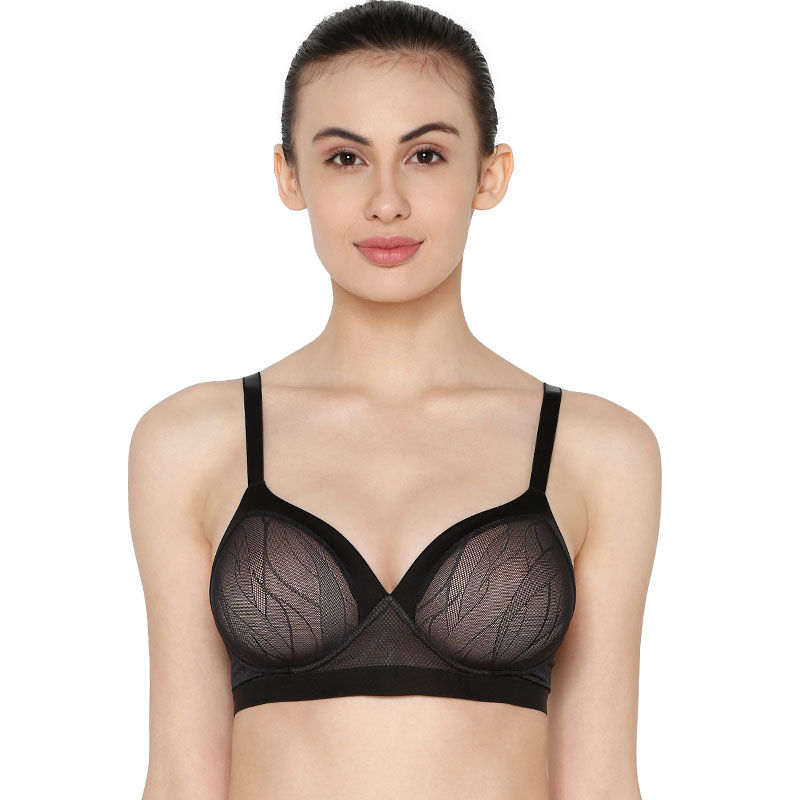 Triumph Airy Sensation Invisible Padded Wireless Light-Weight Spacer Cup Bra - Black (36C)