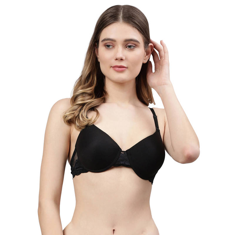 Cukoo Lightly Padded Everyday Bra -Black (42C)