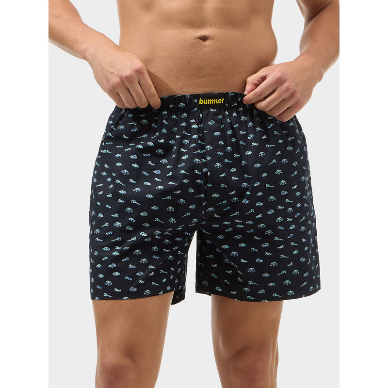 Bummer Men Cotton Printed Boxer (L)