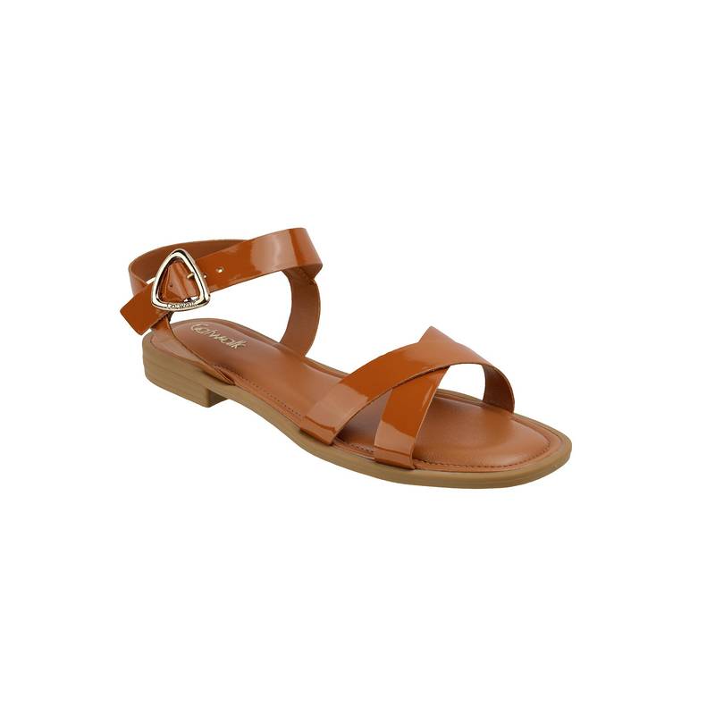 Catwalk Women Sandals - Tan (UK 5)