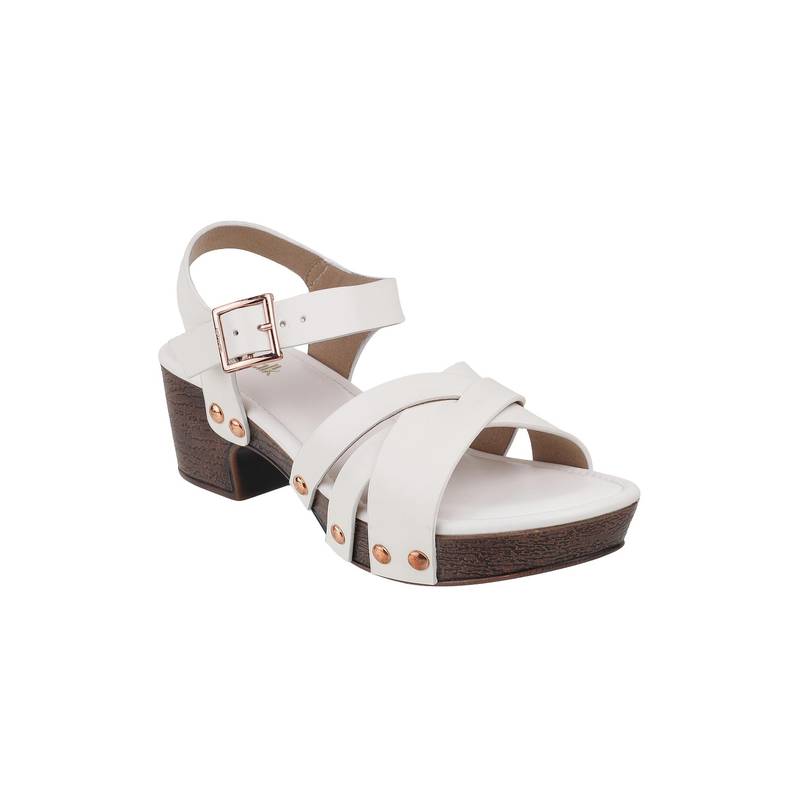 Catwalk Women Sandals Heels - White (UK 5)