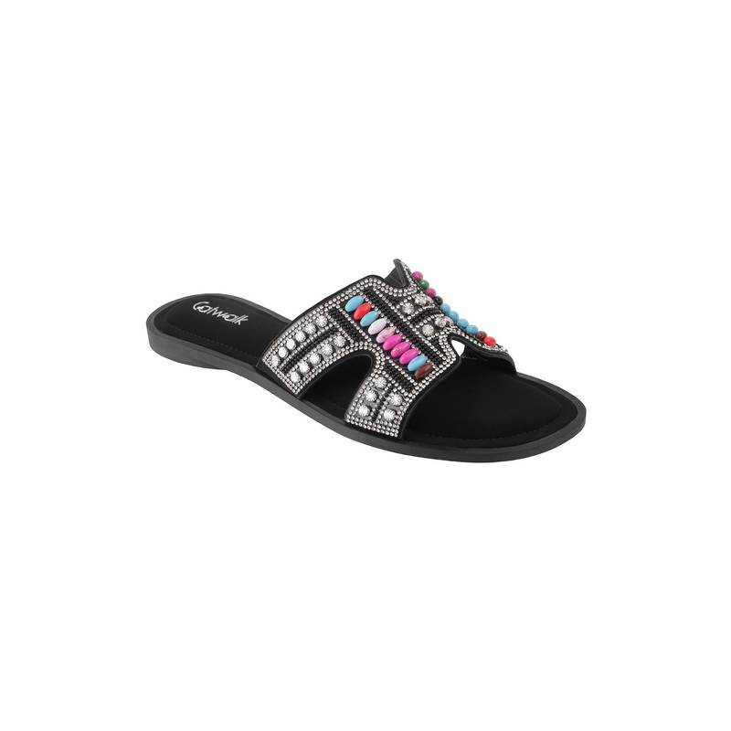 Catwalk Women Slip-On Flats - Black (UK 5)
