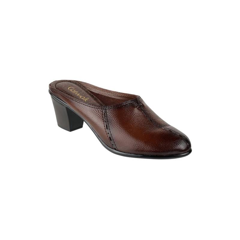 Catwalk Women Mules Heels - Brown (UK 5)