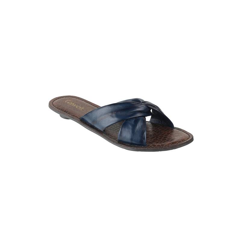 Catwalk Women Slip-On Flats - Navy Blue (UK 5)