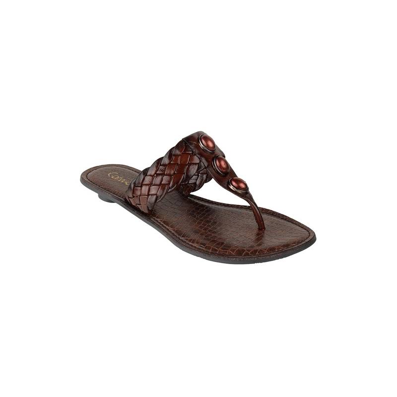 Catwalk Women T-Straps Flats - Tan (UK 9)