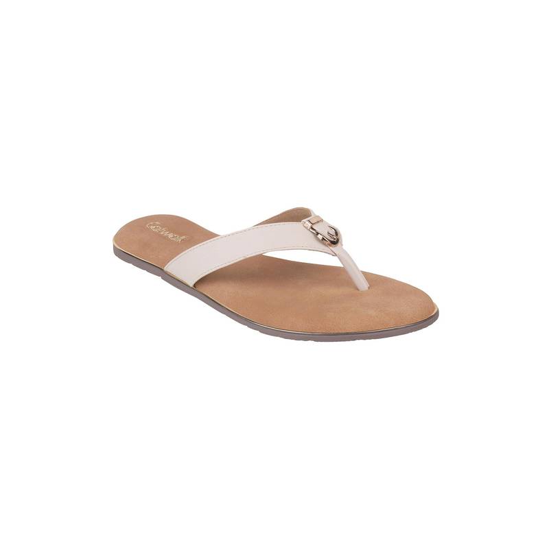 Catwalk Women Flats - Beige (UK 5)
