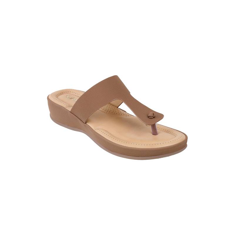 Catwalk Women Sandals - Tan (UK 5)