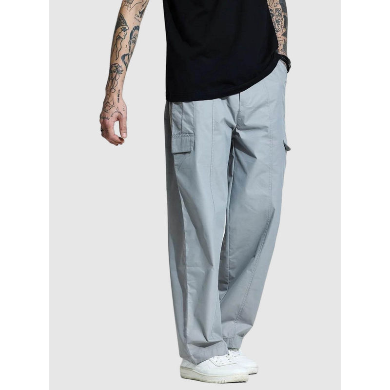 Snitch Men Grey Solid Cargo (28)
