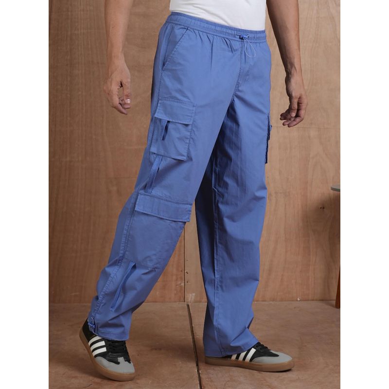 PRONK Blue Parachute Cargo Pant (S)