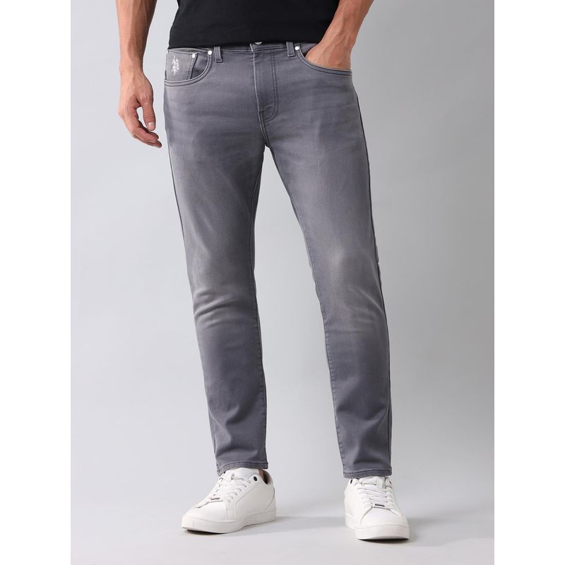U.S. Polo Assn. Denim Co. Grey Cotton Jeans (38)