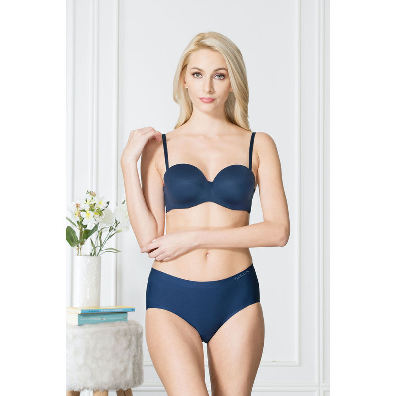 Van Heusen Women Easy Stain Release & Feather Touch Invisilite Hipster Panty - Insignia Blue (S/M)