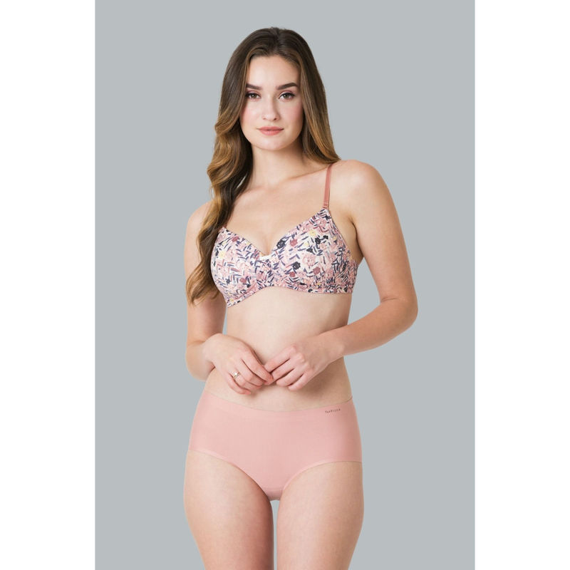 Van Heusen Women No Visible Panty Line & Easy Stain Release Gusset Invisilite Hipster Panty - Ash Rose (S/M)