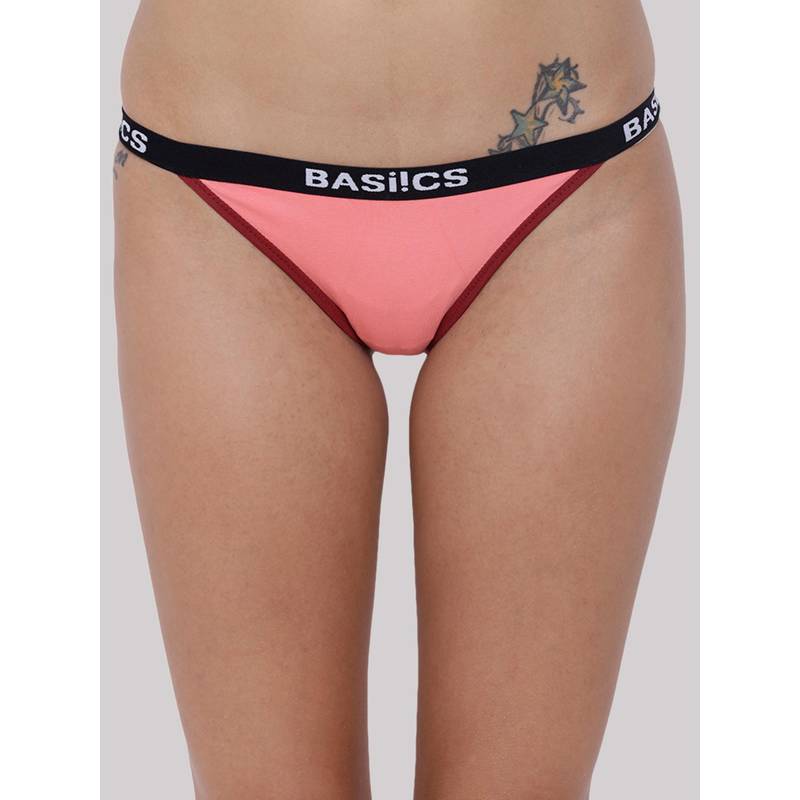 BASIICS by La Intimo Womens Coral Moda Fashionable Brief (2XL)