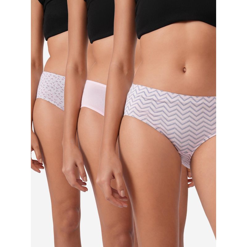 Bonjour Womens Cotton and Lycra Panties (Pack Of 3) (L)