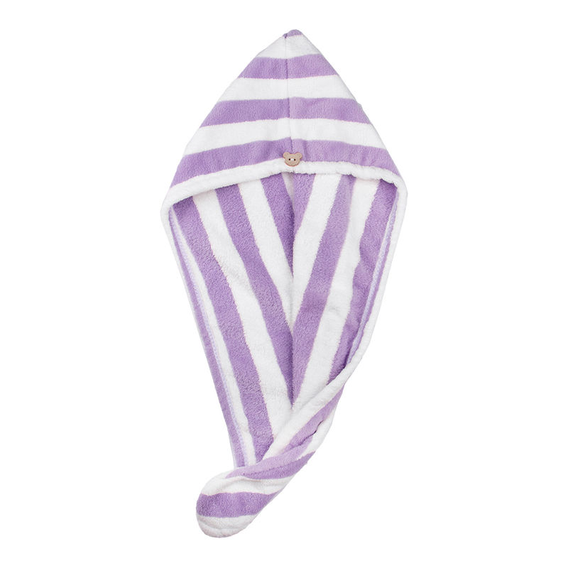 Streak Street Microfiber Hair Wrap Towel Lavender Stripes Buy Streak