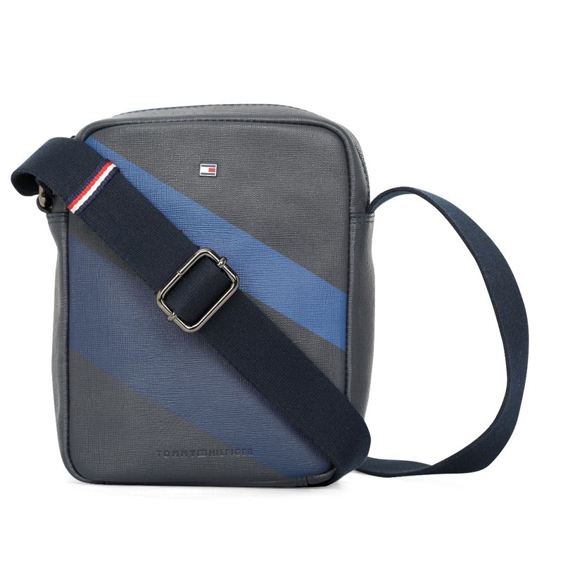 Tommy Hilfiger Coniston Leather Travelling Crossbody Bag Solid Navy (S)