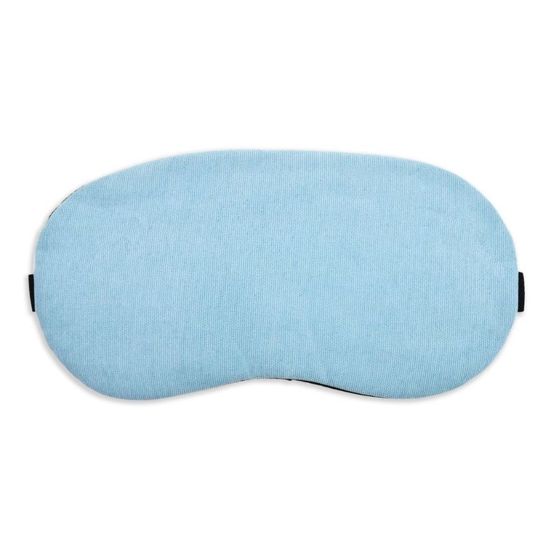 Visual Echoes Soft Cotton Sleep Eye Mask With Cooling Gel Inserts Light Blue Color Buy Visual