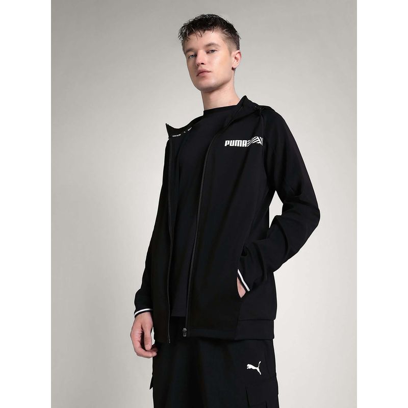 Puma Tec Sport Men Black Hoodie (S)