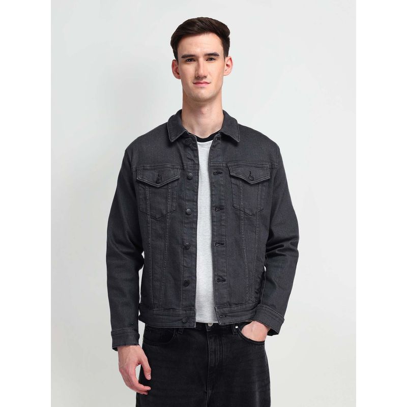U.S. POLO ASSN. Spread Collar Solid Jacket (L)