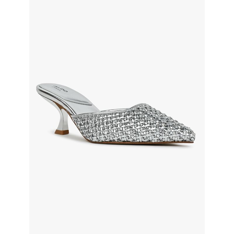 aldo silver pumps