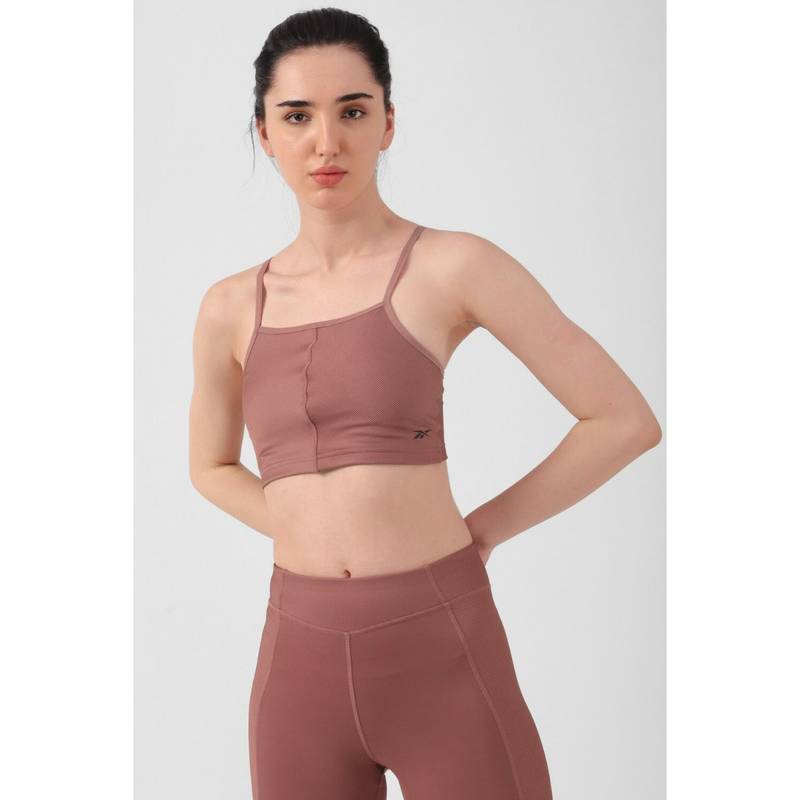 Reebok Womens Yoga Rib Crop Bra (XS)