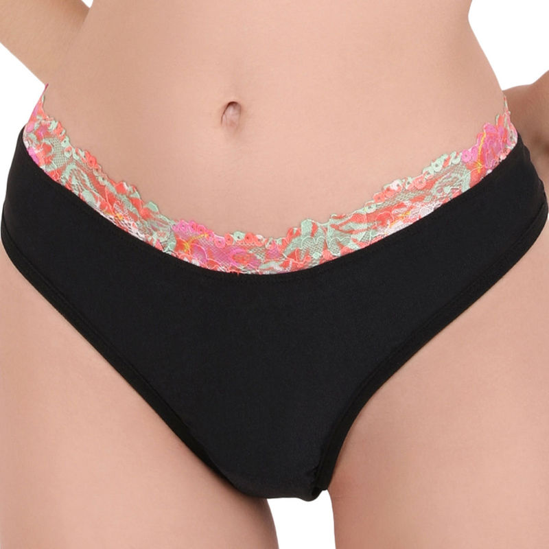 Curwish Enchantress-Multi-Color Net Thong Panty (M)