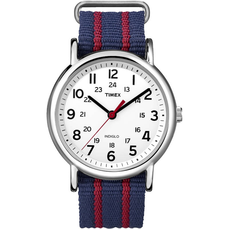 Timex Unisex Weekender 38 mm White Dial Analog Watch (T2N747) (M)