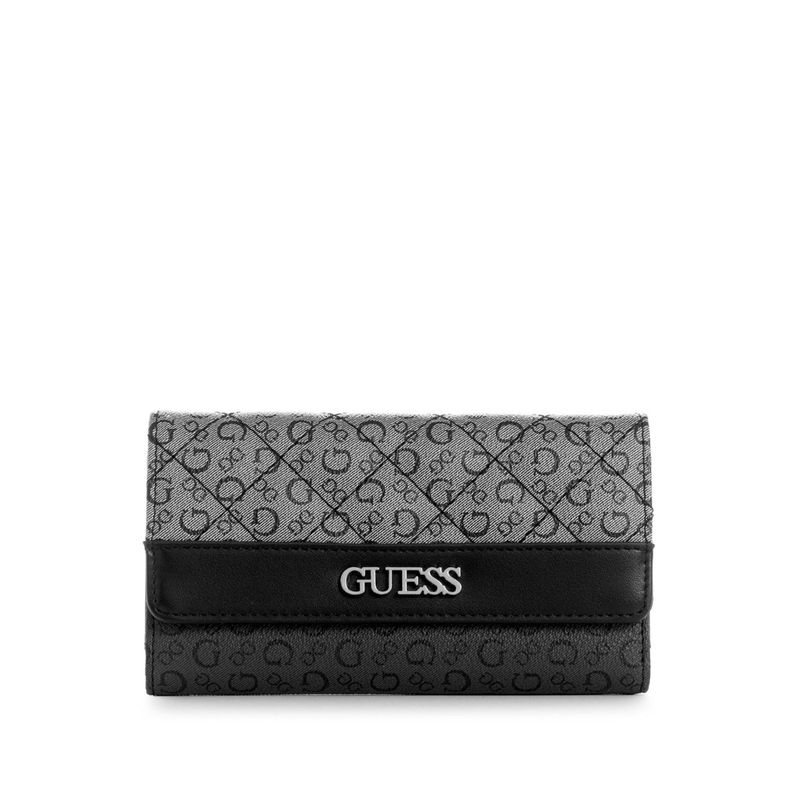 Buy Guess Ellison Slim Wallet Black Online