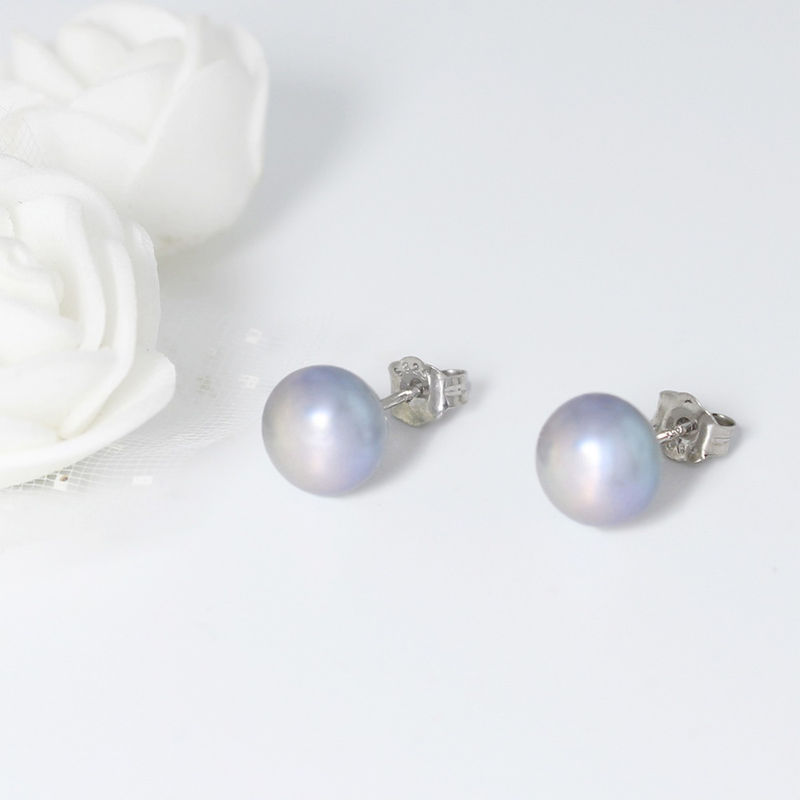 Giva silver pearl sales earrings