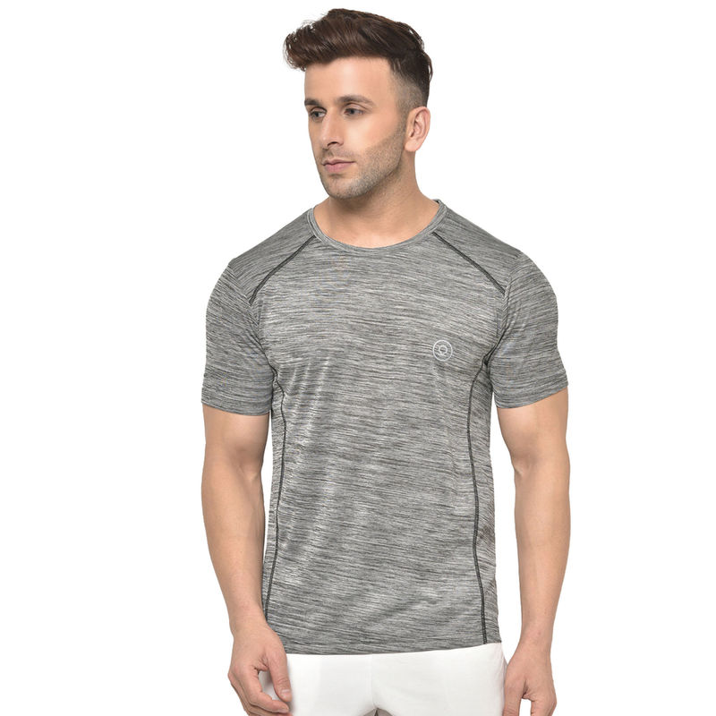 CHKOKKO Men Round Neck Half Sleeves Regular Dry Fit Gym Sports T-Shirt (3XL)