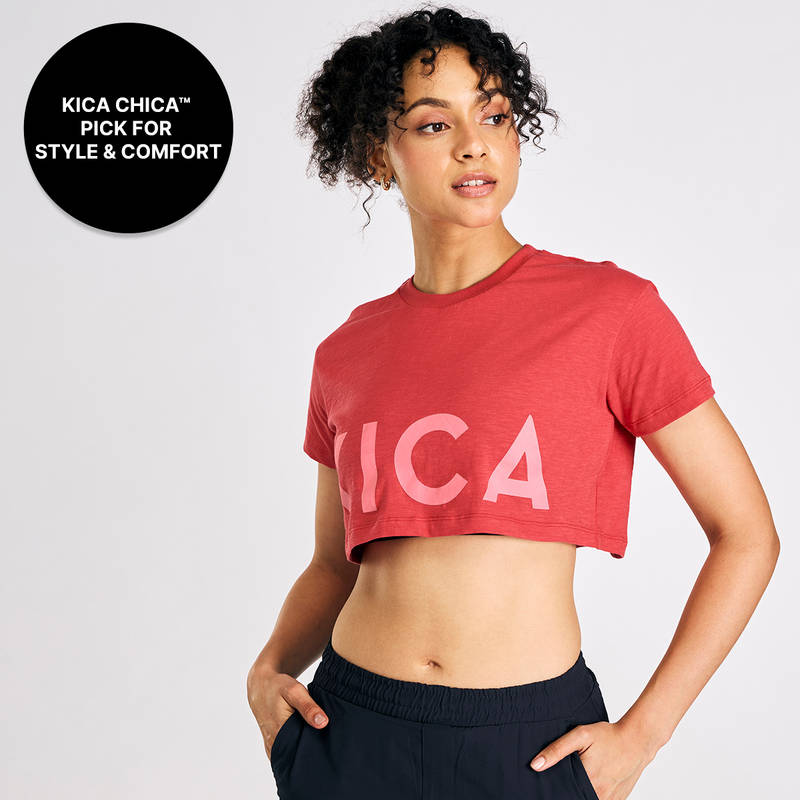 Kica Relaxed Fit Cotton Crop Top For Women (XL)
