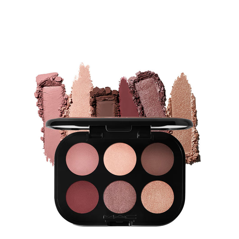 M.A.C Connect In Colour Eye Shadow Palette X6 - Embedded In Burgundy