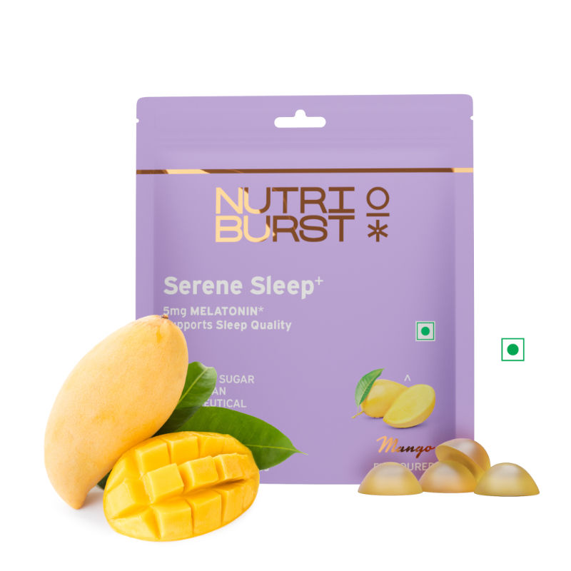 Nutriburst Serene Sleep 5mg Melatonin Gummies - Mango
