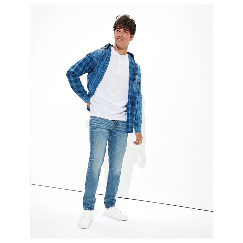 American Eagle Blue Solid Jeans (30)