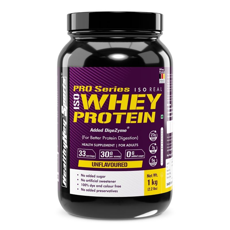 HealthyHey Sports Iso Whey Protein - Unflavoured