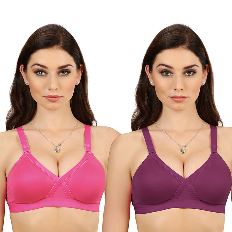 Buy Goversons Paris Beauty Non-Wired Women's T-Shirt Bra Combo 2 Online In  India At Discounted Prices