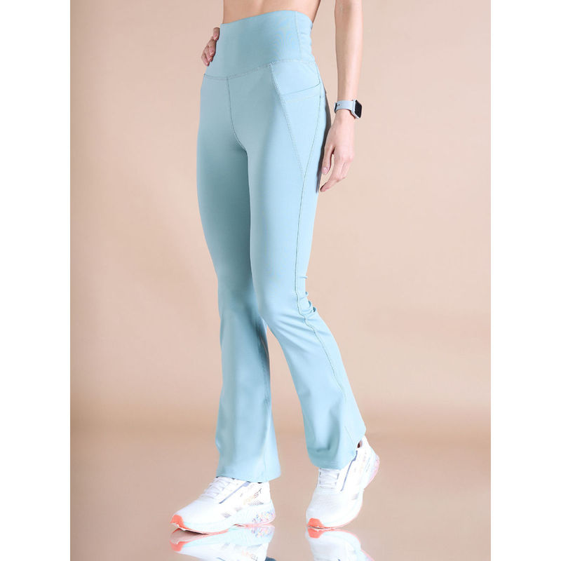 Women Stretchable Flared Pants With Pockets (XL)