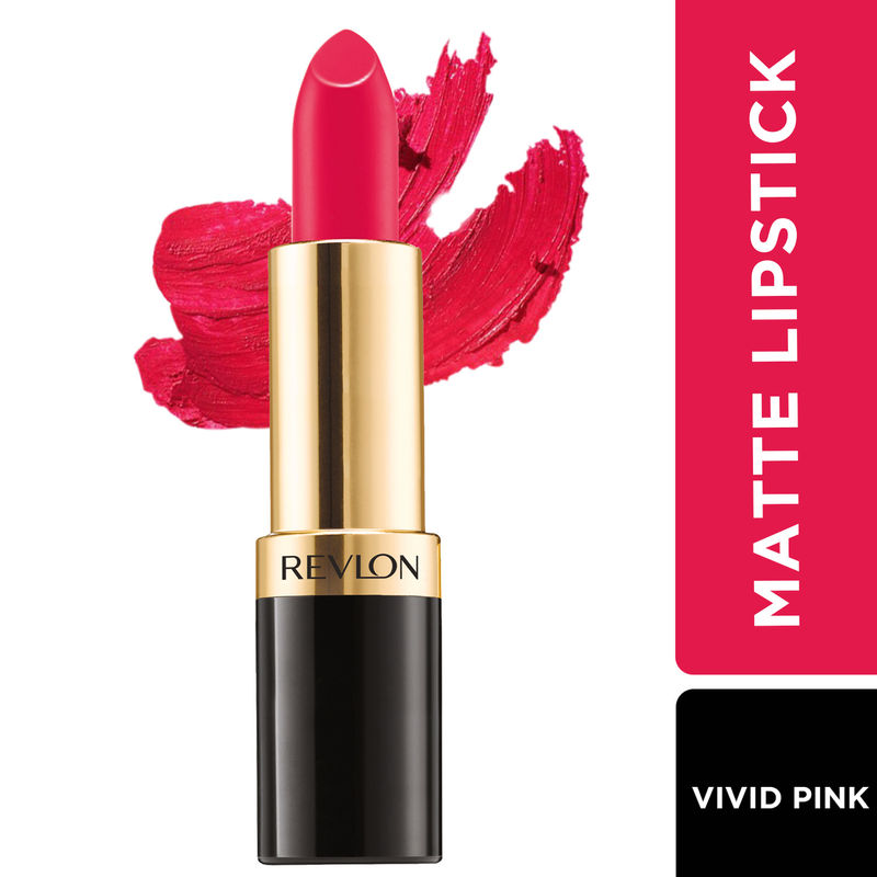 Revlon Super Lustrous Bold Matte Lipstick - Vivid Pink