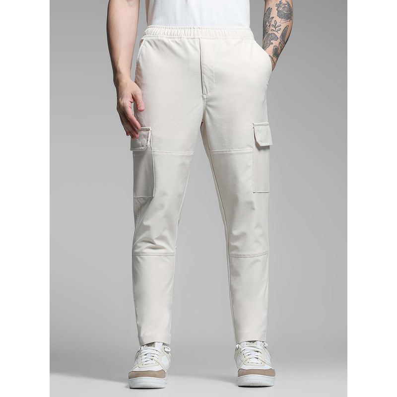 Jack & Jones Off White Cargo Pant (XL)