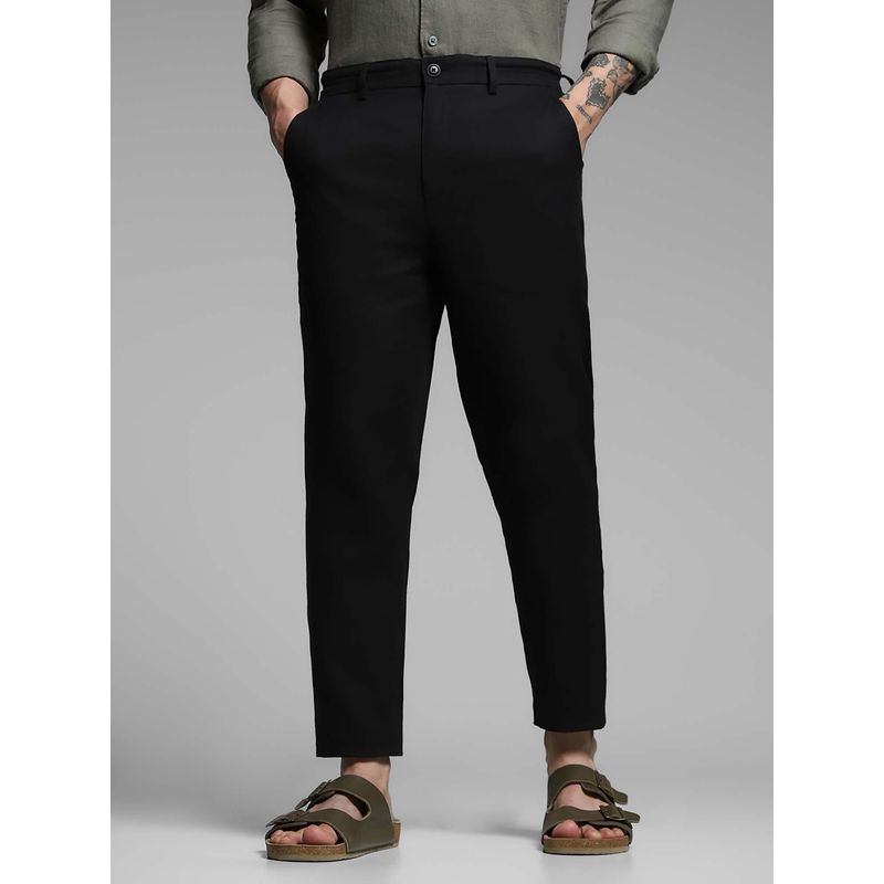 Jack & Jones Black Slim Fit Chino Pant (2XL)