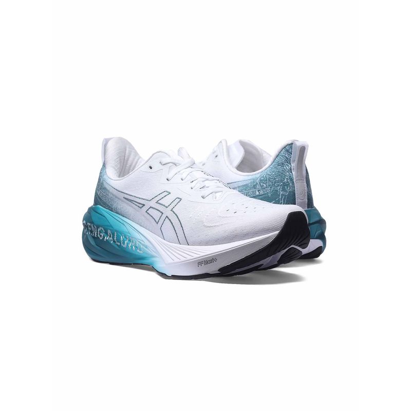 ASICS White Mens Novablast 4 Running Shoes (UK 12)