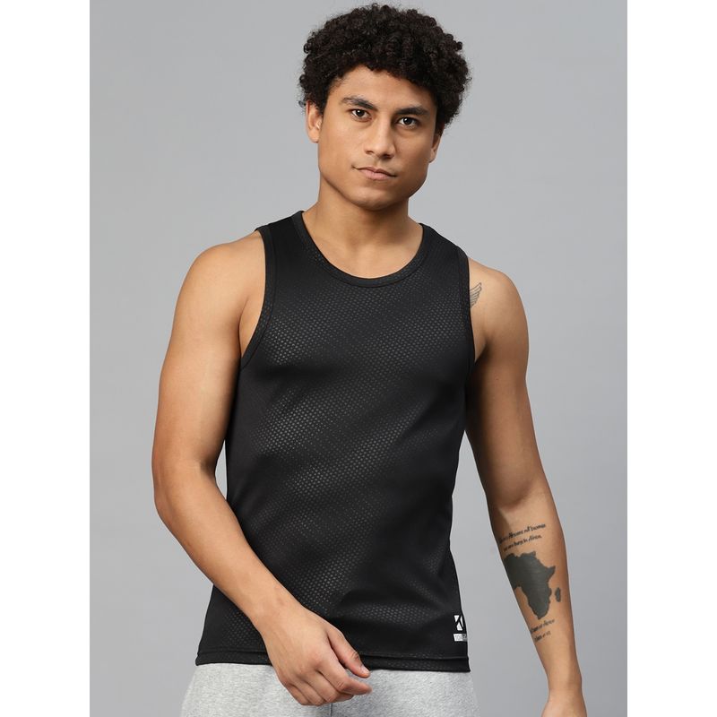 TOM BURG Mens Printed Tank Top Black (XL)