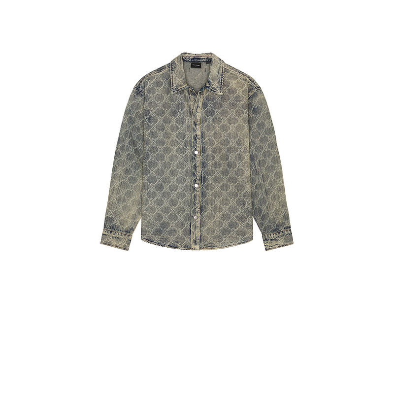 Daily Paper Shield Laser Denim Shirt (L)