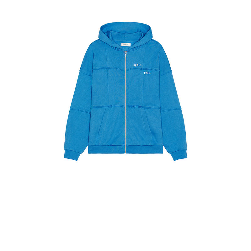FLANEUR Cut & Sew Zip-Up Hoodie (XL/1X)