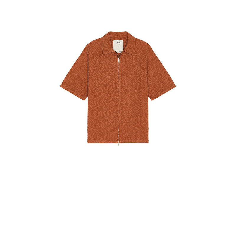 OAS Terracotta Turleo Zack Full Zip Shirt (M)