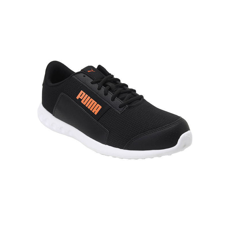Puma Black Textured Running Shoes - 6