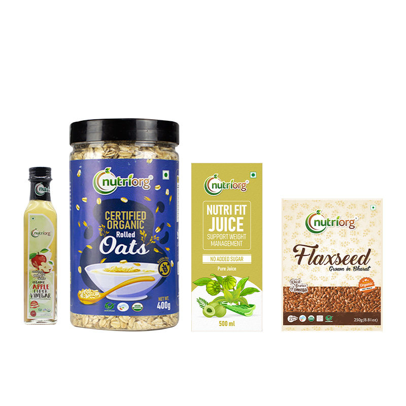 Weight Loss Kit (Apple Cider, Organic Rolled Oats, Nutri Fit