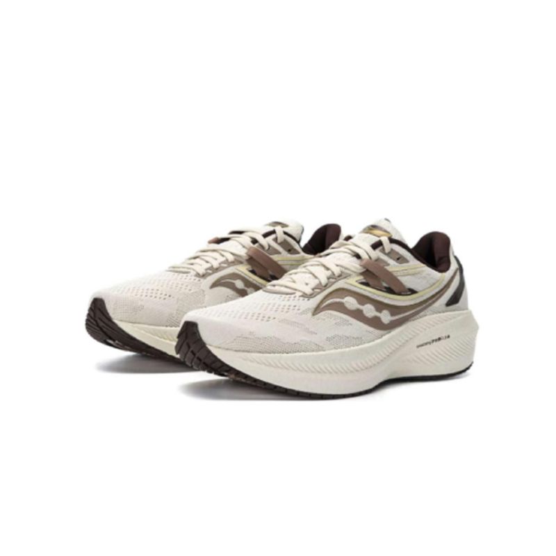 Saucony Mens Mesh Brown Running Shoes (UK 10)