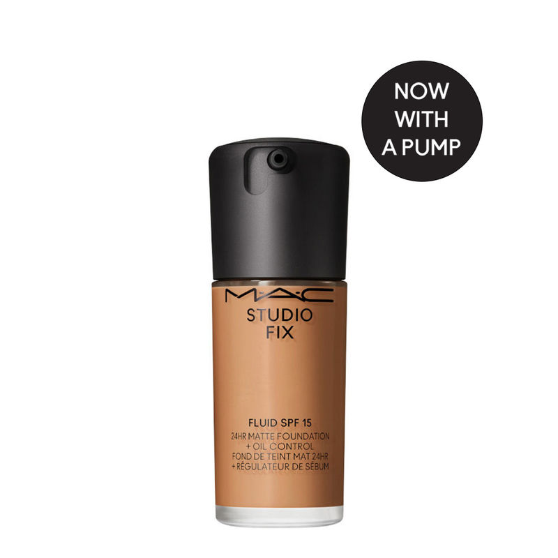 M.A.C Studio Fix Fluid SPF 15 Soft Matte Foundation With Hyaluronic Acid - NC45.5